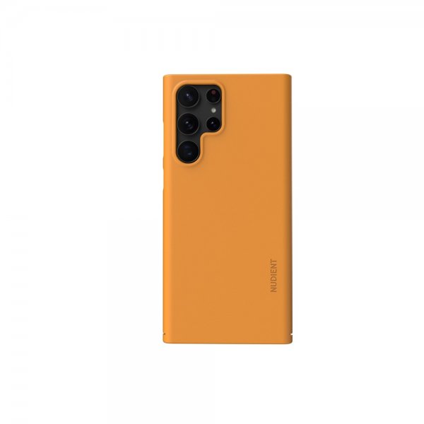 Nudient Samsung Galaxy S22 Ultra Cover Tyndt Etui V3 Saffron Yellow