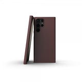 Nudient Samsung Galaxy S22 Ultra Cover Thin Case V3 Sangria Red