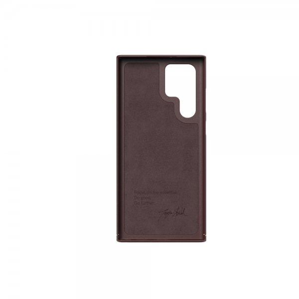 Nudient Samsung Galaxy S22 Ultra Cover Thin Case V3 Sangria Red