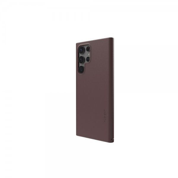 Nudient Samsung Galaxy S22 Ultra Cover Thin Case V3 Sangria Red