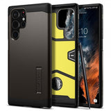Spigen Samsung Galaxy S22 Ultra Cover Tough Armor Gunmetal