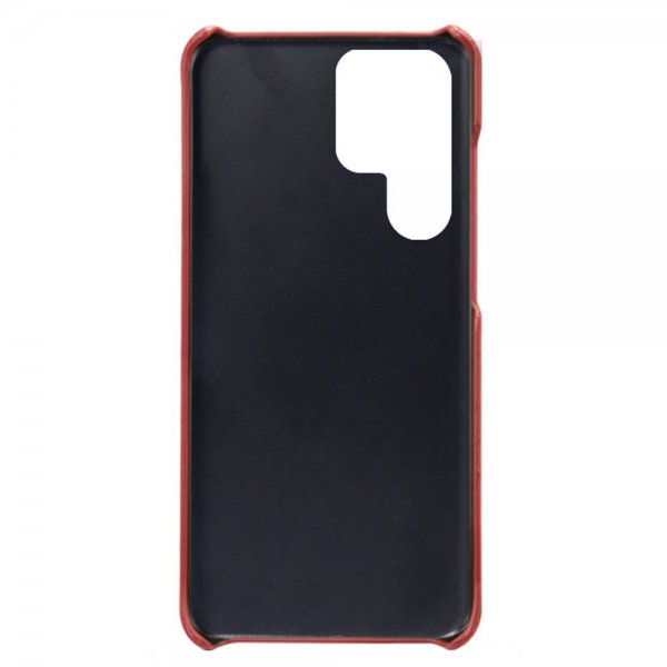 Samsung Galaxy S22 Ultra Cover To Kortlommer Rød