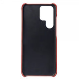 Samsung Galaxy S22 Ultra Cover To Kortlommer Rød