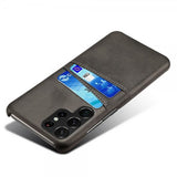 Samsung Galaxy S22 Ultra Cover med to Kortlommer Sort