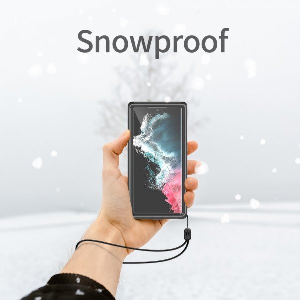 Redpepper Samsung Galaxy S22 Ultra Cover Vandafvisende IP68 Sort