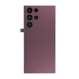 Samsung Galaxy S22 Ultra (SM-S908B) Bagcover Original - Burgundy