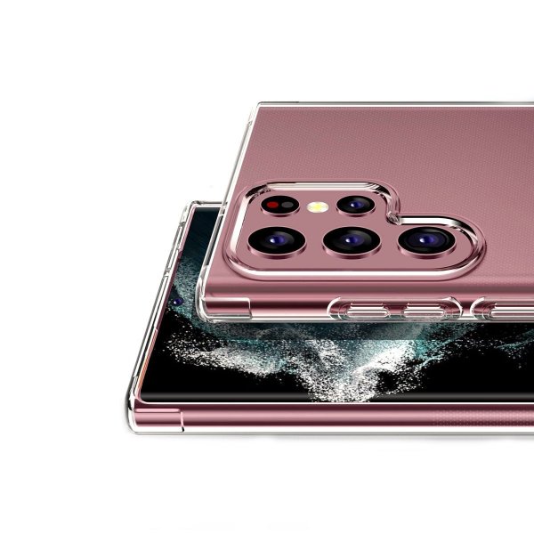 Rvelon Samsung Galaxy S22 Ultra Cover Stødsikkert Transparent