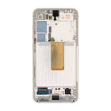 Samsung Galaxy S23 5G (SM-S911) Skærm med LCD Display Original - Creme