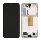Samsung Galaxy S23 5G (SM-S911) Skærm med LCD Display Original - Creme