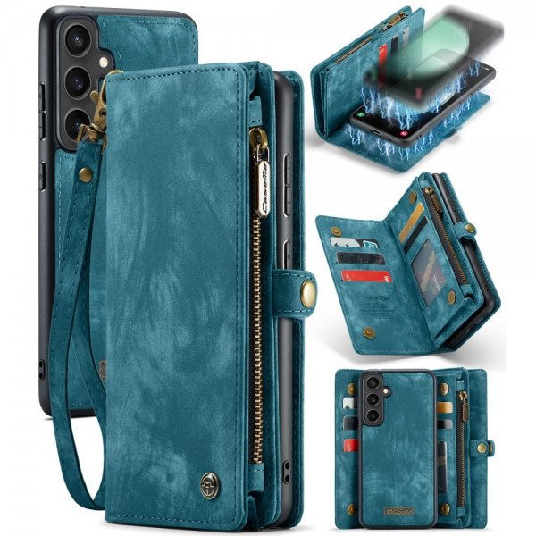 CaseMe Samsung Galaxy S23 FE Cover 008 Series Aftageligt Cover Blå
