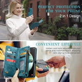 CaseMe Samsung Galaxy S23 FE Cover 008 Series Aftageligt Cover Blå