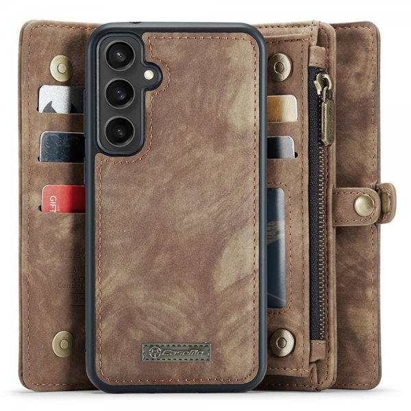 CaseMe Samsung Galaxy S23 FE Cover 008 Series Aftageligt Cover Brun
