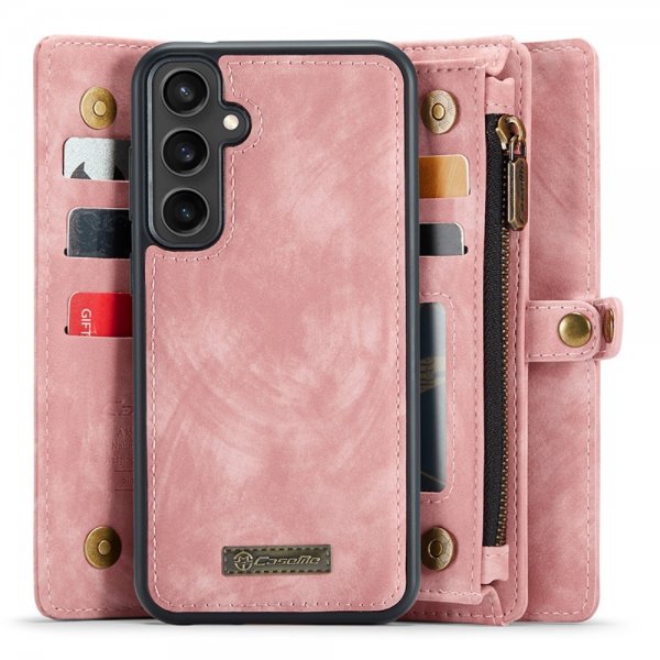 CaseMe Samsung Galaxy S23 FE Cover 008 Series Aftageligt Cover Rosa