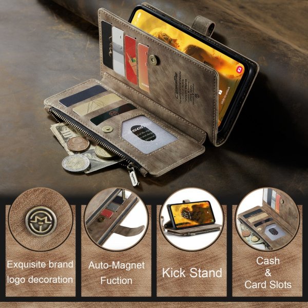 CaseMe Samsung Galaxy S23 FE Cover C30 Series Brun