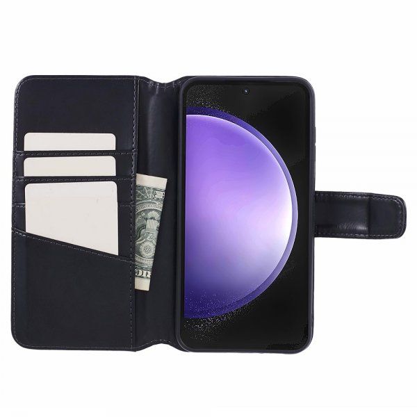 Nordic Covers Samsung Galaxy S23 FE Cover Essential Leather Raven Black