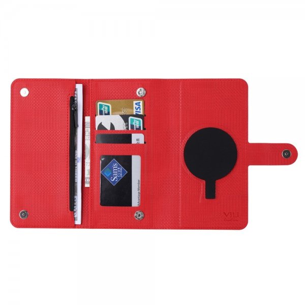 VILI Samsung Galaxy S23 FE Cover med Aftageligt Cover GHB Series MagSafe Rød