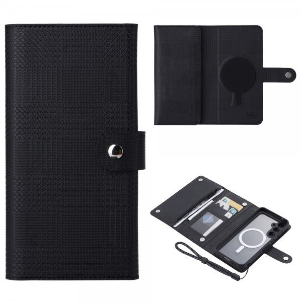 VILI Samsung Galaxy S23 FE Cover med Aftageligt Cover GHB Series MagSafe Sort