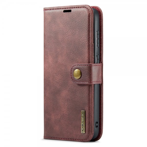Dg.Ming Samsung Galaxy S23 FE Cover med Aftageligt Cover Rød