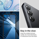 Spigen Samsung Galaxy S23 FE Kamerabeskyttelsesglas Glas.tR EZ Fit Optik Pro 2-pak Sort
