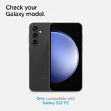 Spigen Samsung Galaxy S23 FE Kamerabeskyttelsesglas Glas.tR EZ Fit Optik Pro 2-pak Sort