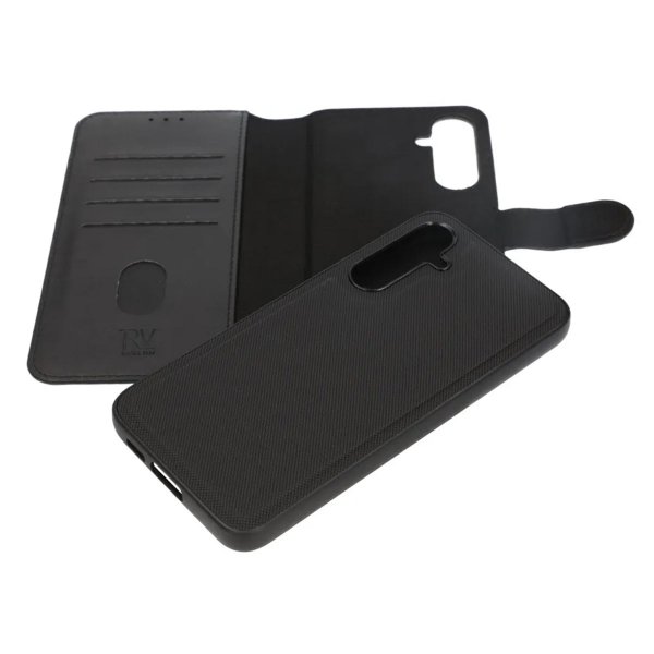 Rvelon Samsung Galaxy S23 FE Cover Magnetisk aftagelig skal Sort