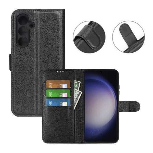 Samsung Galaxy S23 FE Etui med Stander Sort