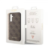 Guess Samsung Galaxy S23 FE Cover 4G Charm Brun