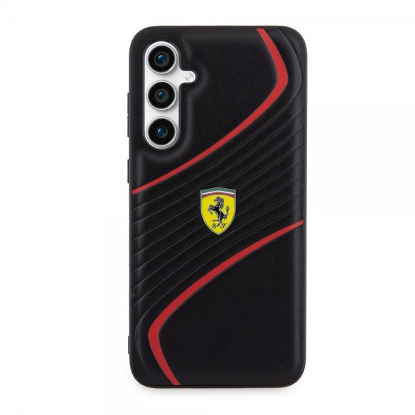 Ferrari Samsung Galaxy S23 FE Cover Carbon Twist Sort