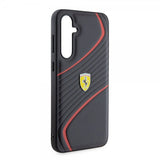 Ferrari Samsung Galaxy S23 FE Cover Carbon Twist Sort