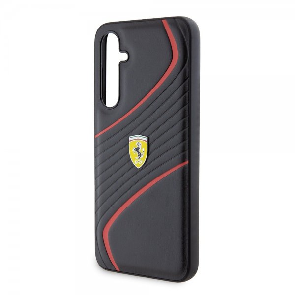 Ferrari Samsung Galaxy S23 FE Cover Carbon Twist Sort