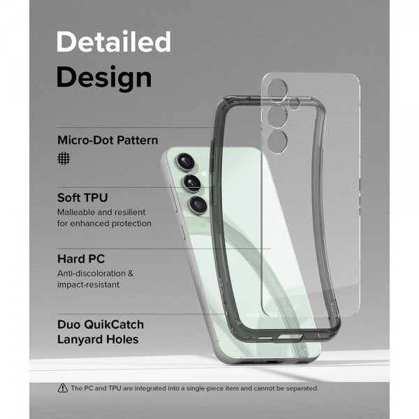 Ringke Samsung Galaxy S23 FE Cover Fusion Smoke Black