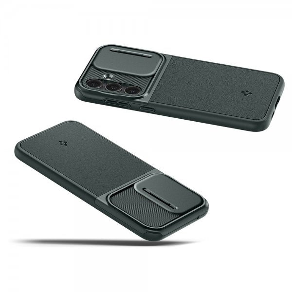 Spigen Samsung Galaxy S23 FE Cover Optik Armor Abyss Green