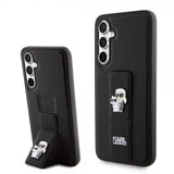 Karl Lagerfeld Samsung Galaxy S23 FE Cover Saffiano Grip Stand Sort