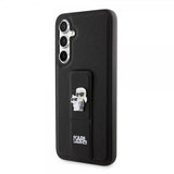 Karl Lagerfeld Samsung Galaxy S23 FE Cover Saffiano Grip Stand Sort