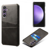 Samsung Galaxy S23 FE Cover med to kortlommer Sort