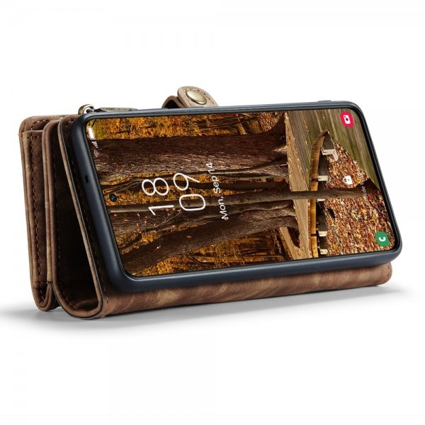 CaseMe Samsung Galaxy S23 Cover 008 Series Aftageligt Cover Brun