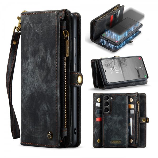 CaseMe Samsung Galaxy S23 Cover 008 Series Aftageligt Cover Sort