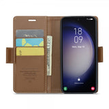 CaseMe Samsung Galaxy S23 Cover 023 Series Brun