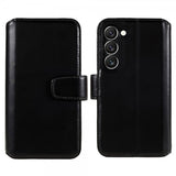 Nordic Covers Samsung Galaxy S23 Cover Essential Leather Raven Black