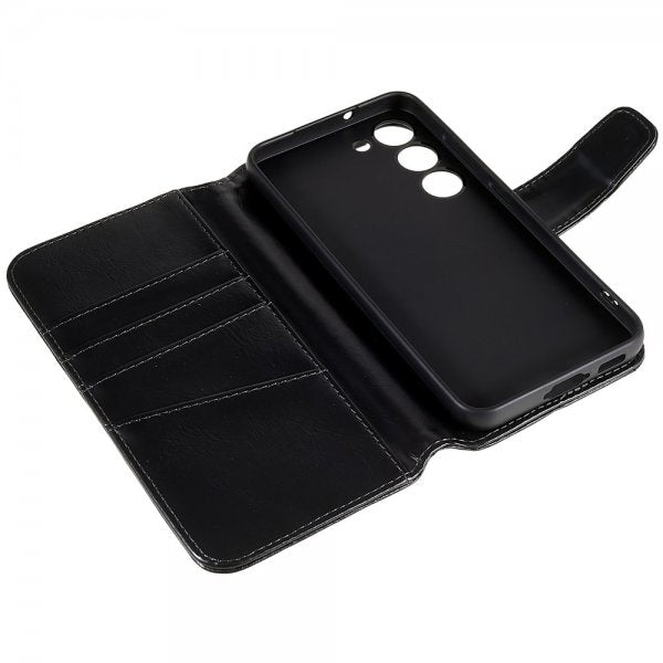 Nordic Covers Samsung Galaxy S23 Cover Essential Leather Raven Black