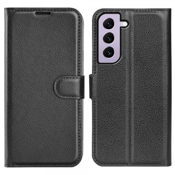 Nordic Covers Samsung Galaxy S23 Cover Litchi Raven Black