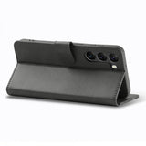 Lc.Imeeke Samsung Galaxy S23 Cover med Kortlomme og Standfunktion Grå