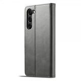 Lc.Imeeke Samsung Galaxy S23 Cover med Kortlomme og Standfunktion Grå