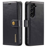 Dg.Ming Samsung Galaxy S23 Etui med Aftageligt Cover Sort