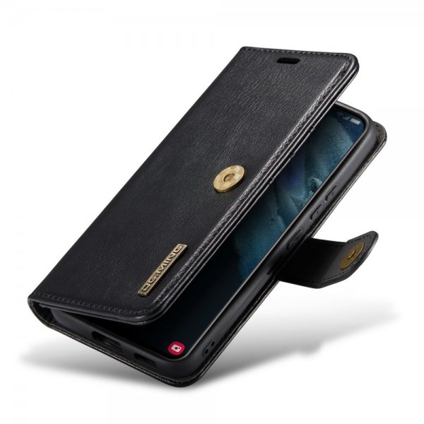 Dg.Ming Samsung Galaxy S23 Etui med Aftageligt Cover Sort