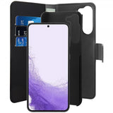 Puro Samsung Galaxy S23 Cover Wallet Detachable 2-i-1 Sort