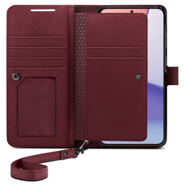 Spigen Samsung Galaxy S23 Cover Wallet S Plus Burgundy