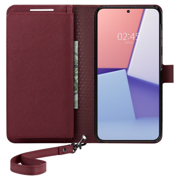 Spigen Samsung Galaxy S23 Cover Wallet S Plus Burgundy
