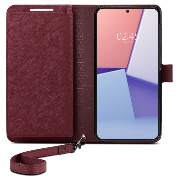 Spigen Samsung Galaxy S23 Cover Wallet S Plus Burgundy