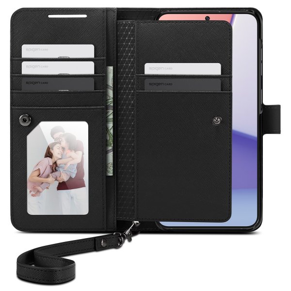 Spigen Samsung Galaxy S23 Cover Wallet S Plus Sort